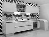 特别风格的整体厨房|斑马整体橱柜